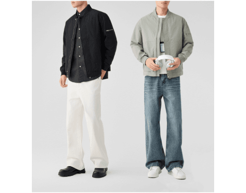 50代メンズファッション アウター 【リバーシブルスタンドブルゾン】