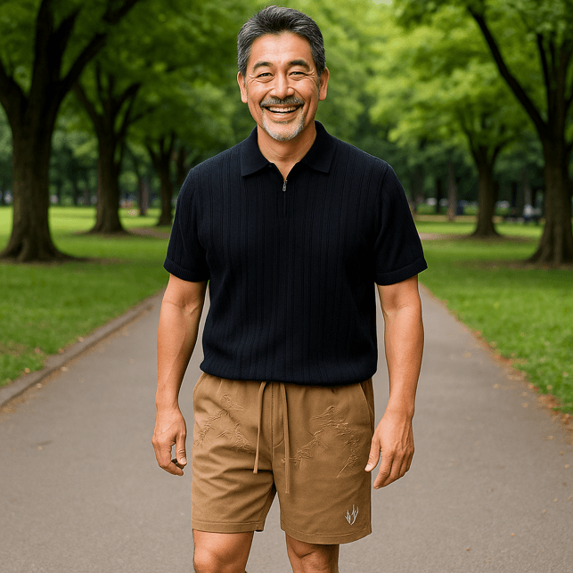 50代メンズファッション 大人の風格 スエード調【ハーフパンツ】1-3日でお届け