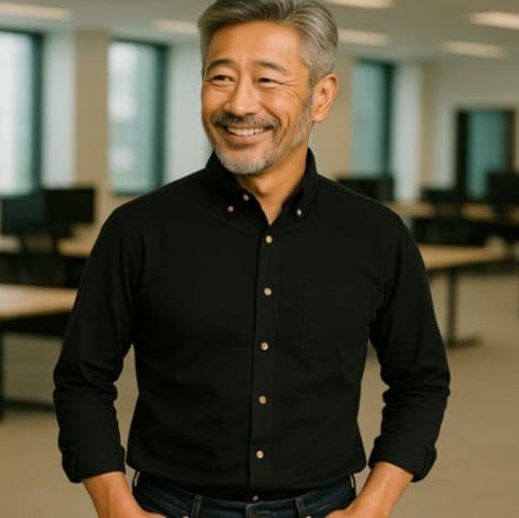 50代メンズファッション 上質 【ワンポイント・ボタンダウンシャツ】