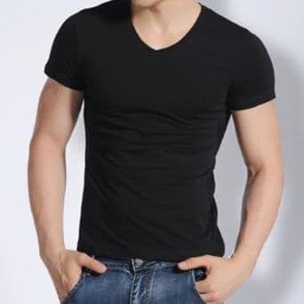 50代メンズファッション 上質シンプル 【Vネック Tシャツ】ビッグサイズ対応4カラー