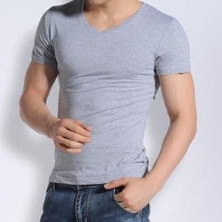 50代メンズファッション 上質シンプル 【Vネック Tシャツ】ビッグサイズ対応4カラー