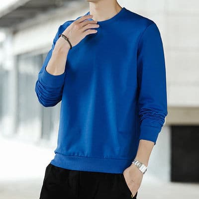 50代メンズファッション トップス シンプル上質【クルーネックスウェット】