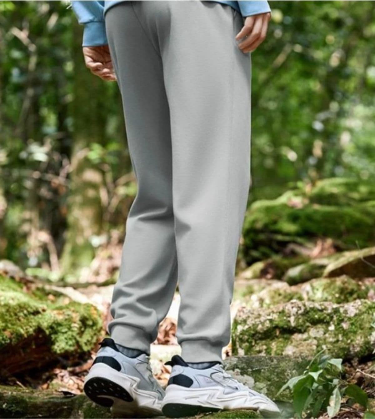 50代メンズファッション パンツ/ズボン ストレートパンツ リラックスストレートスウェットパンツ