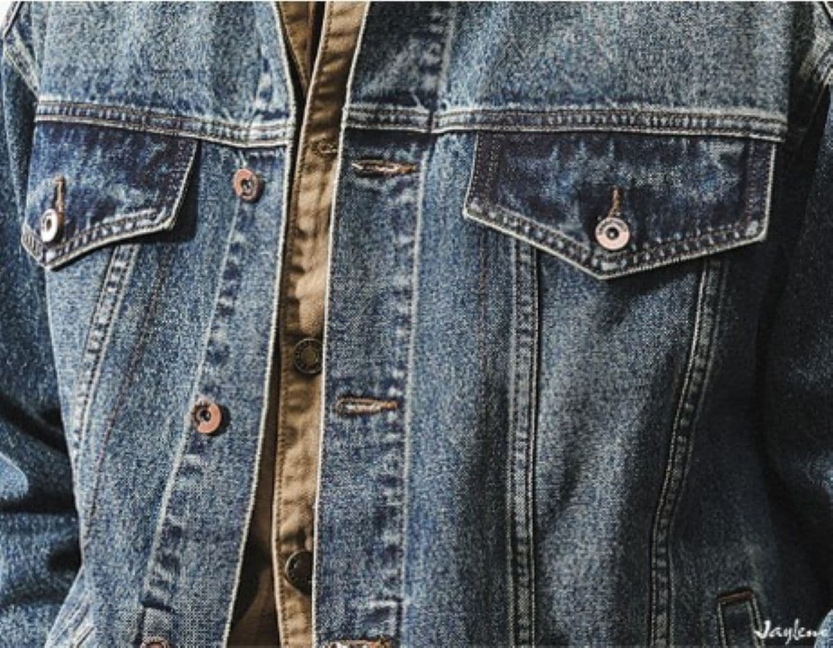 50代メンズファッション コットン【ブルーデニムジャケット】