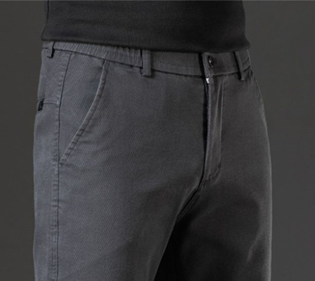 50代メンズファッション パンツ/ズボン 上質な大人の【リラックステーパードパンツ】収縮性素材