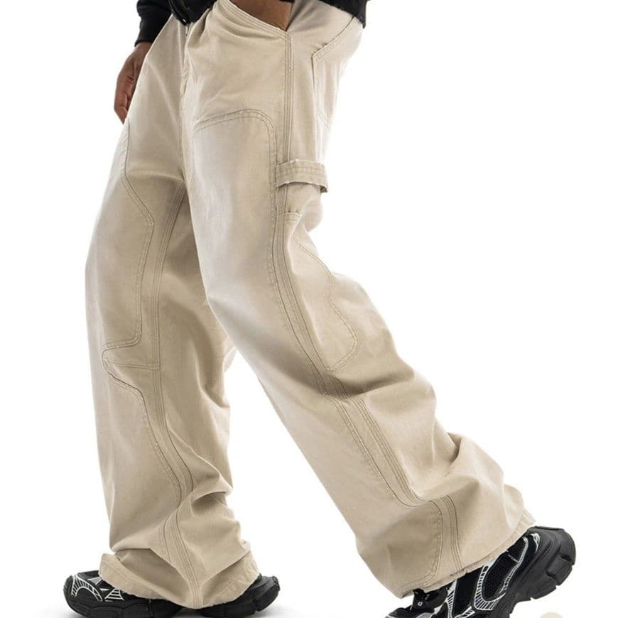 50代メンズファッション ビンテージ風【 ゆったりパンツ】 全2色