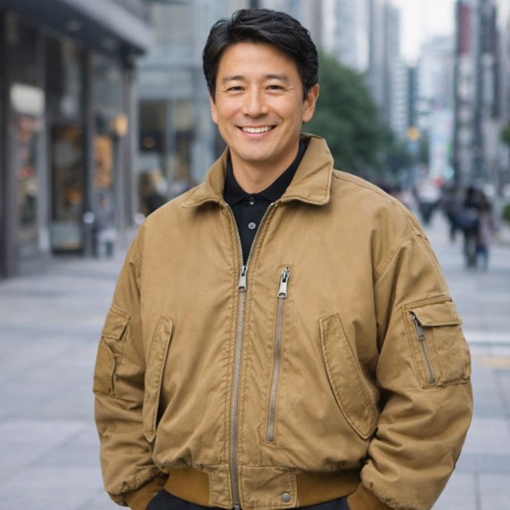 50代メンズファッション 中綿入り【防寒ブルゾンジャケット】