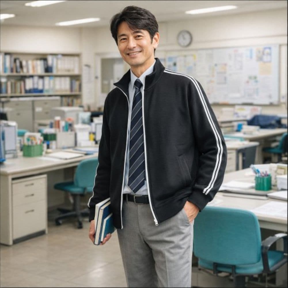 50代メンズファッション しゃれな教師に!【高級トレーナージャケット】 全3色