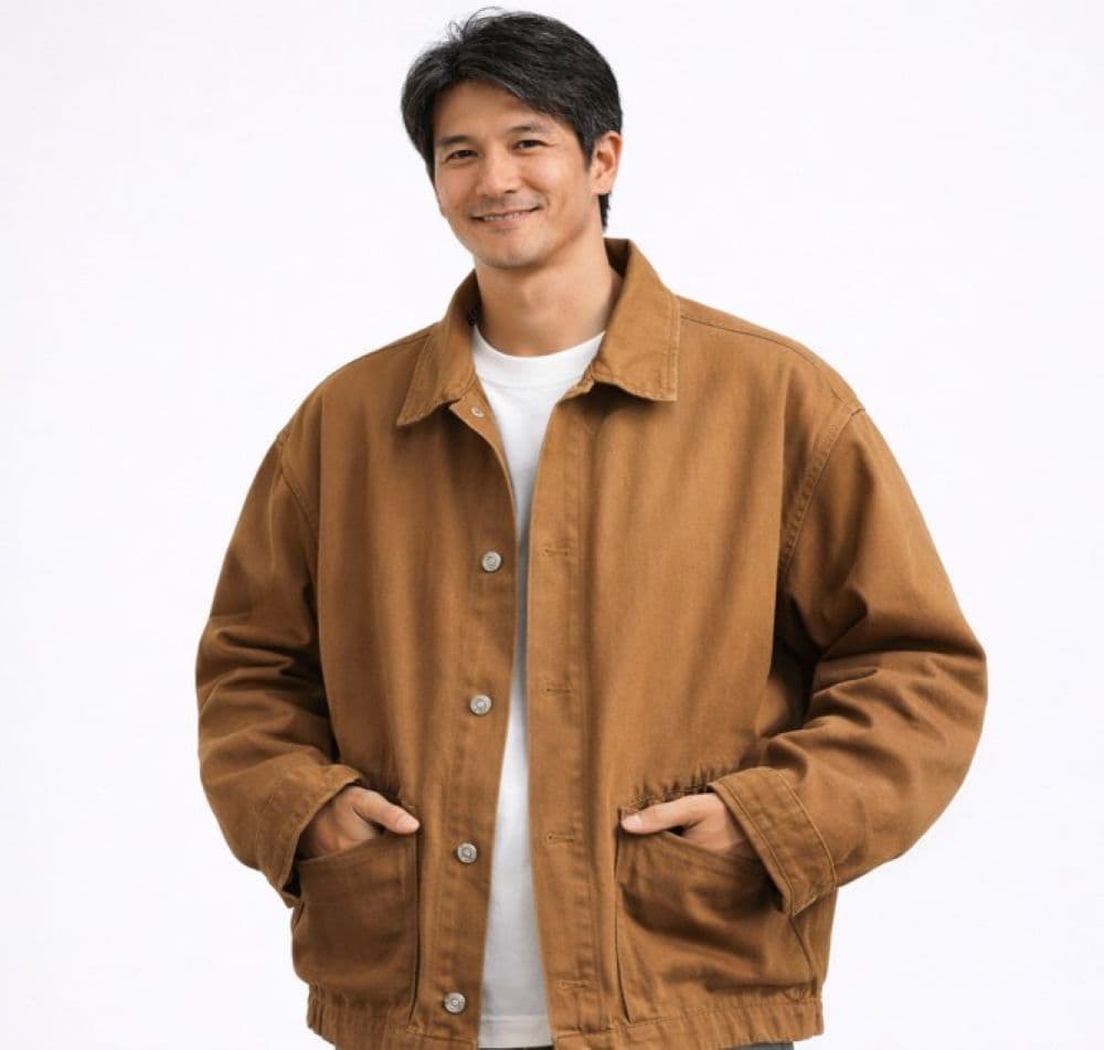50代メンズ 【ワーク調ジャケット】全3色