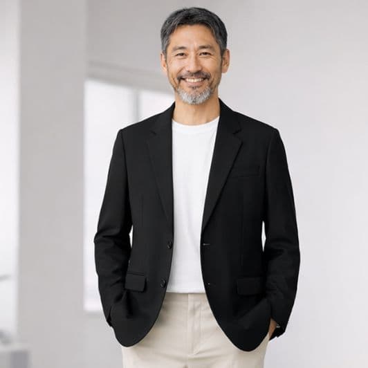 50代メンズファッション 涼しげな大人のセミカジュアル【上質テーラードジャケット】