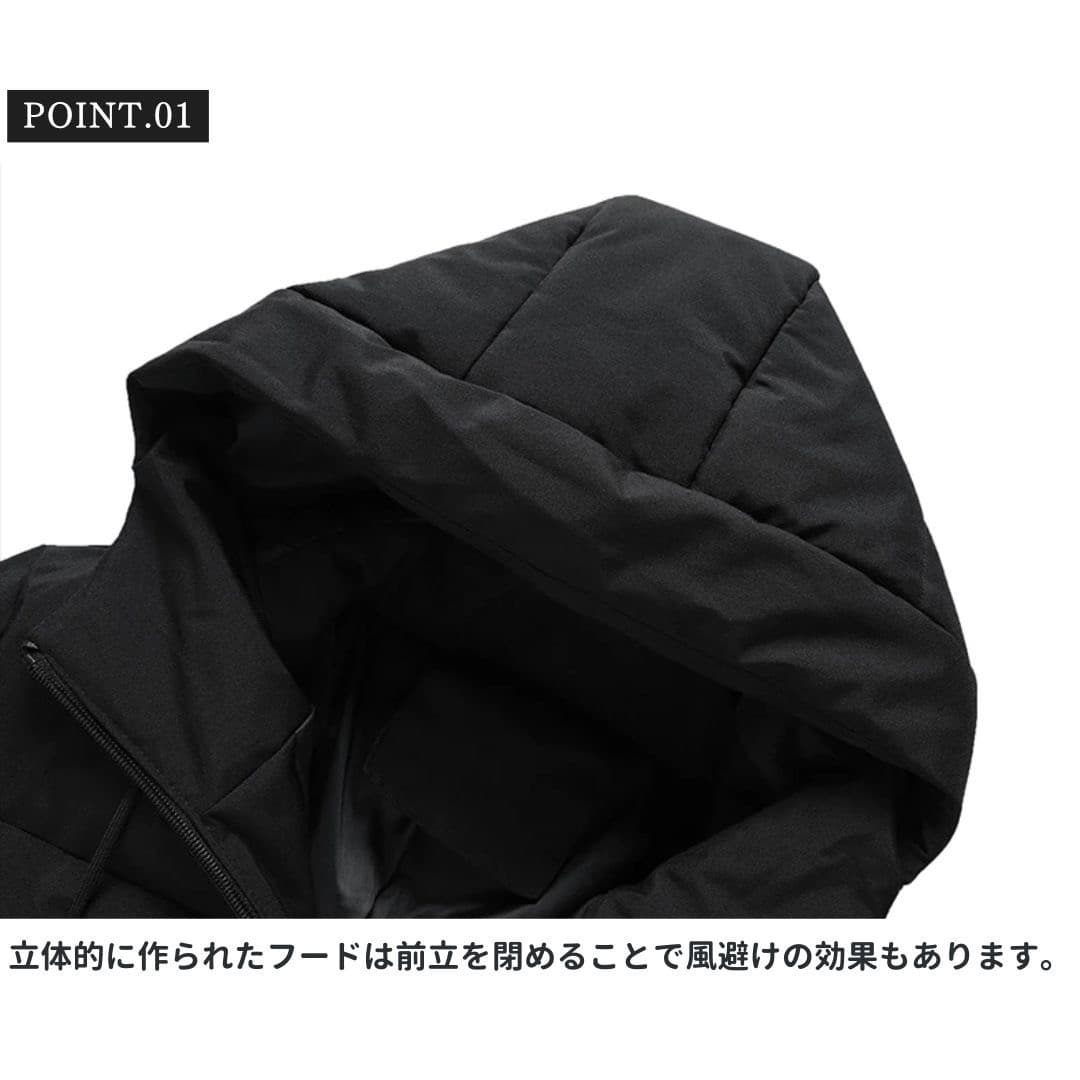 50代メンズファッション 【ダウンジャケット フード付き】 厚手メンズ 全3色