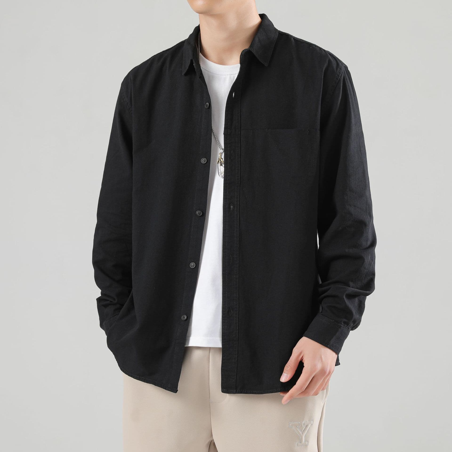 50代メンズファッション トップス シンプル上質【シャツジャケット】