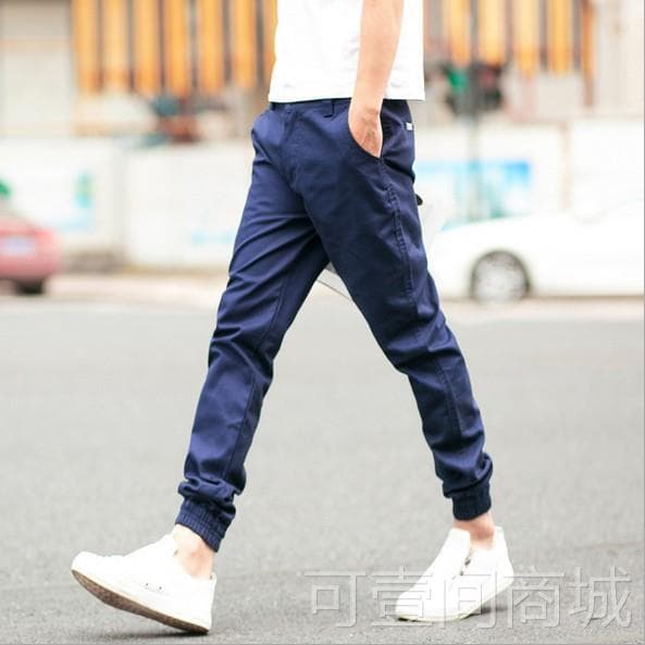 50代メンズファッション パンツ すっきりシルエット【裾リブパンツ】