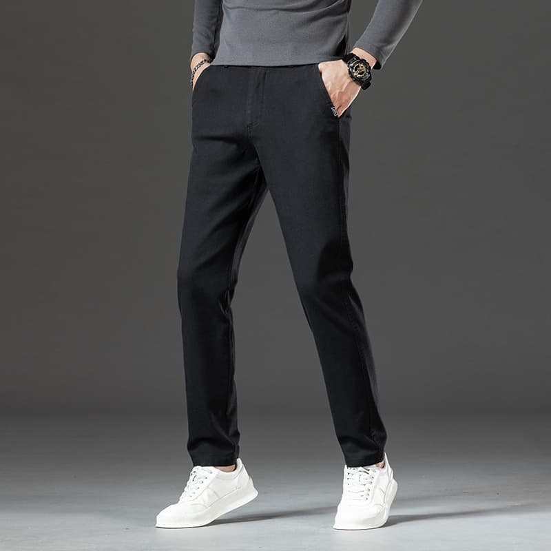 50代メンズファッション パンツ/ズボン 上質な大人の【リラックステーパードパンツ】収縮性素材