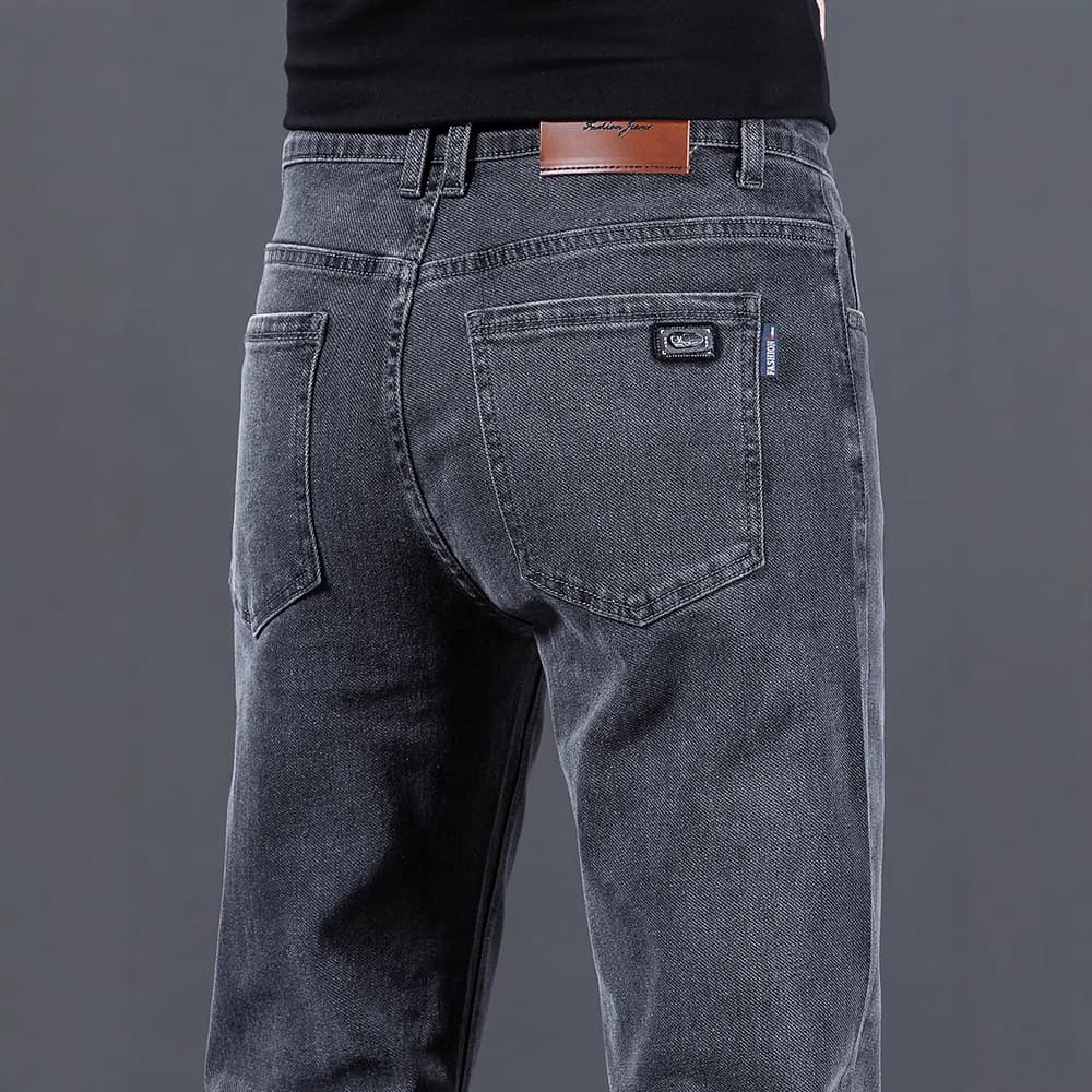50代メンズファッション パンツ/ズボン シンプル美脚【ストレートデニムジーンズ】
