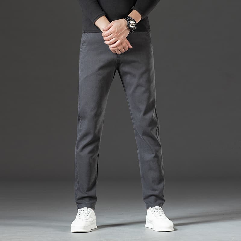 50代メンズファッション パンツ/ズボン 上質な大人の【リラックステーパードパンツ】収縮性素材