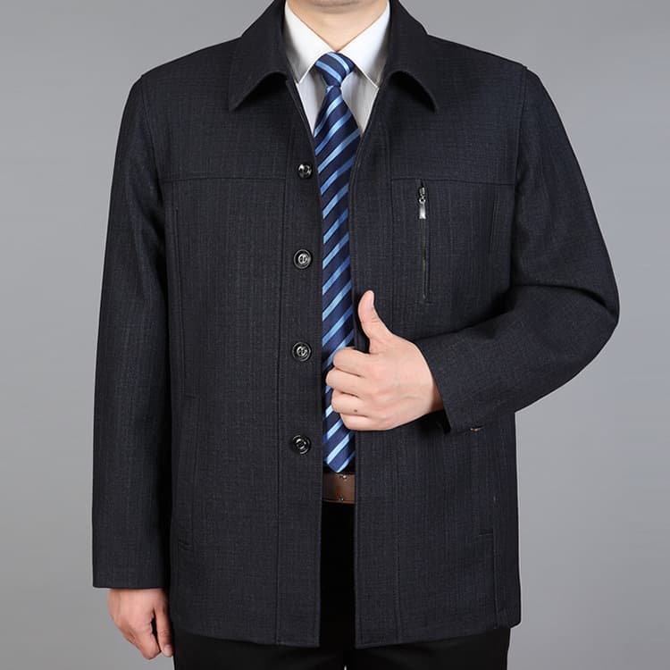 50代メンズファッション アウター ビジネスマン向け薄手ジャケット