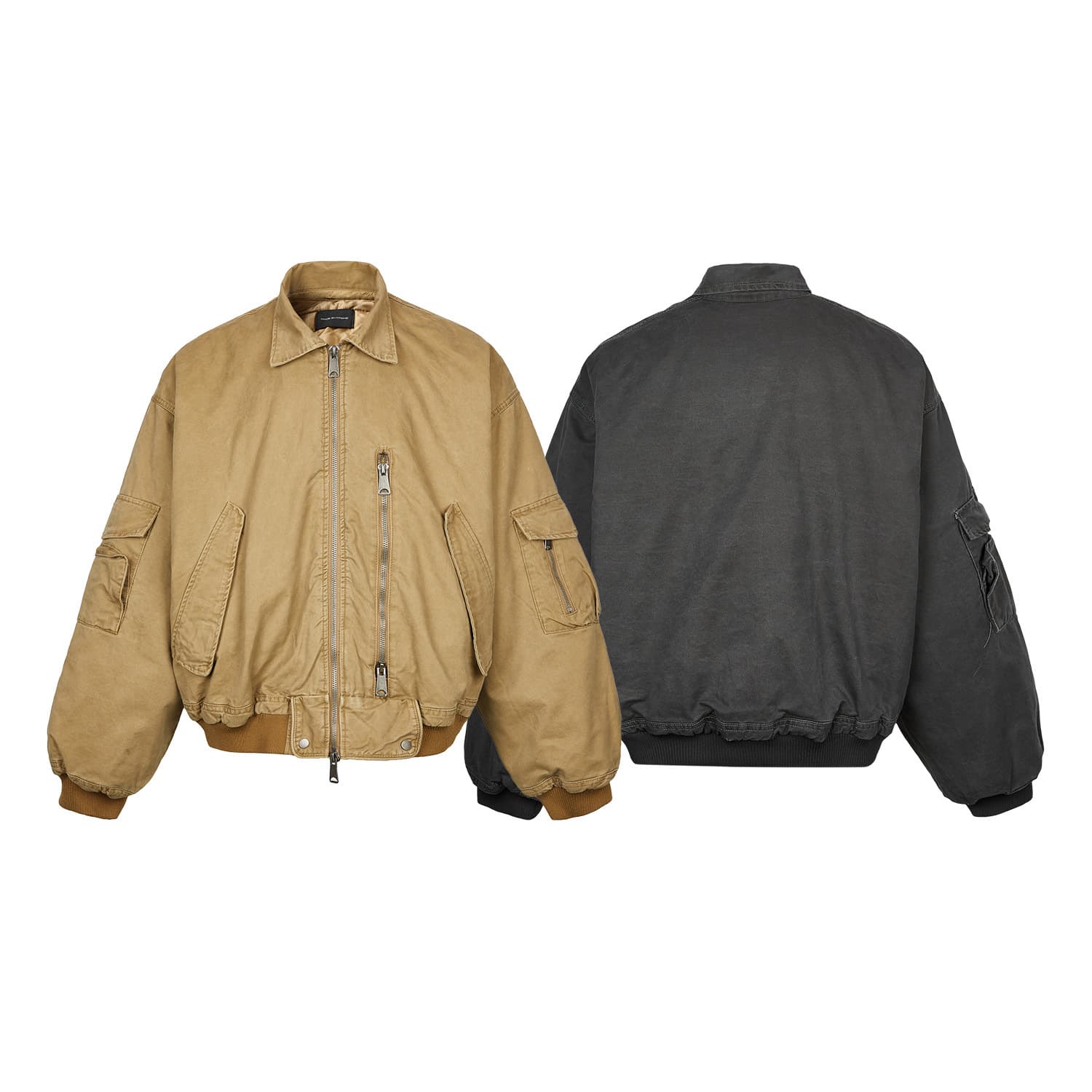 50代メンズファッション 中綿入り【防寒ブルゾンジャケット】