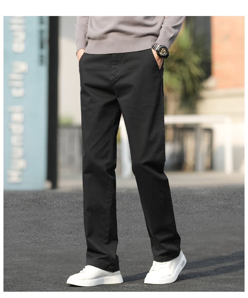 50代メンズファッション パンツ/ズボン ストレートシルエット リラックスパンツ