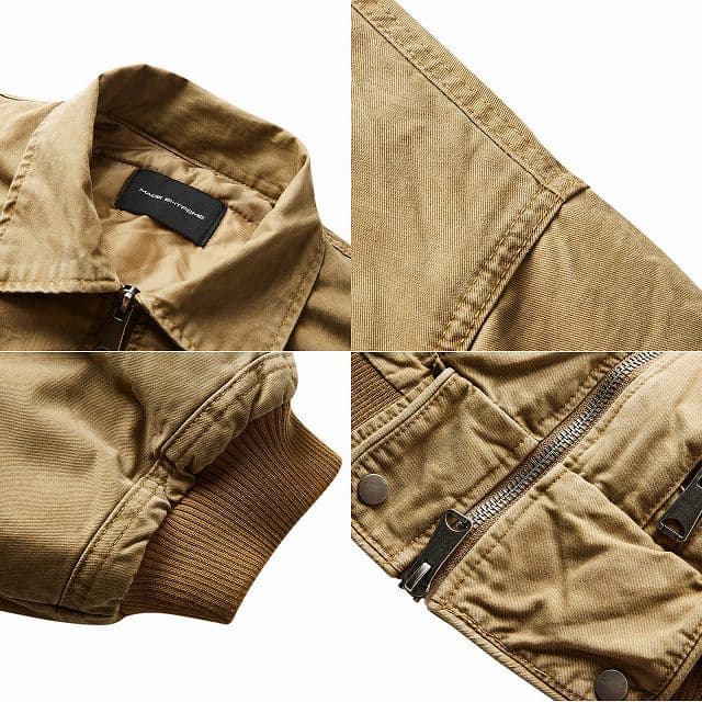 50代メンズファッション 中綿入り【防寒ブルゾンジャケット】