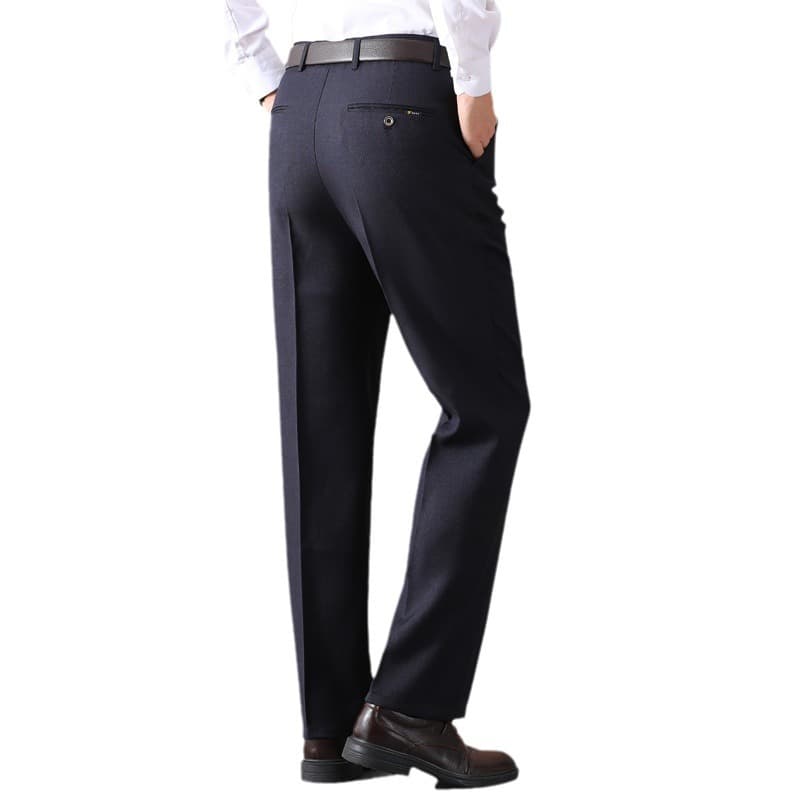 50代メンズファッション パンツ/ズボン きちんと感のある大人の定番ストレートスラックス
