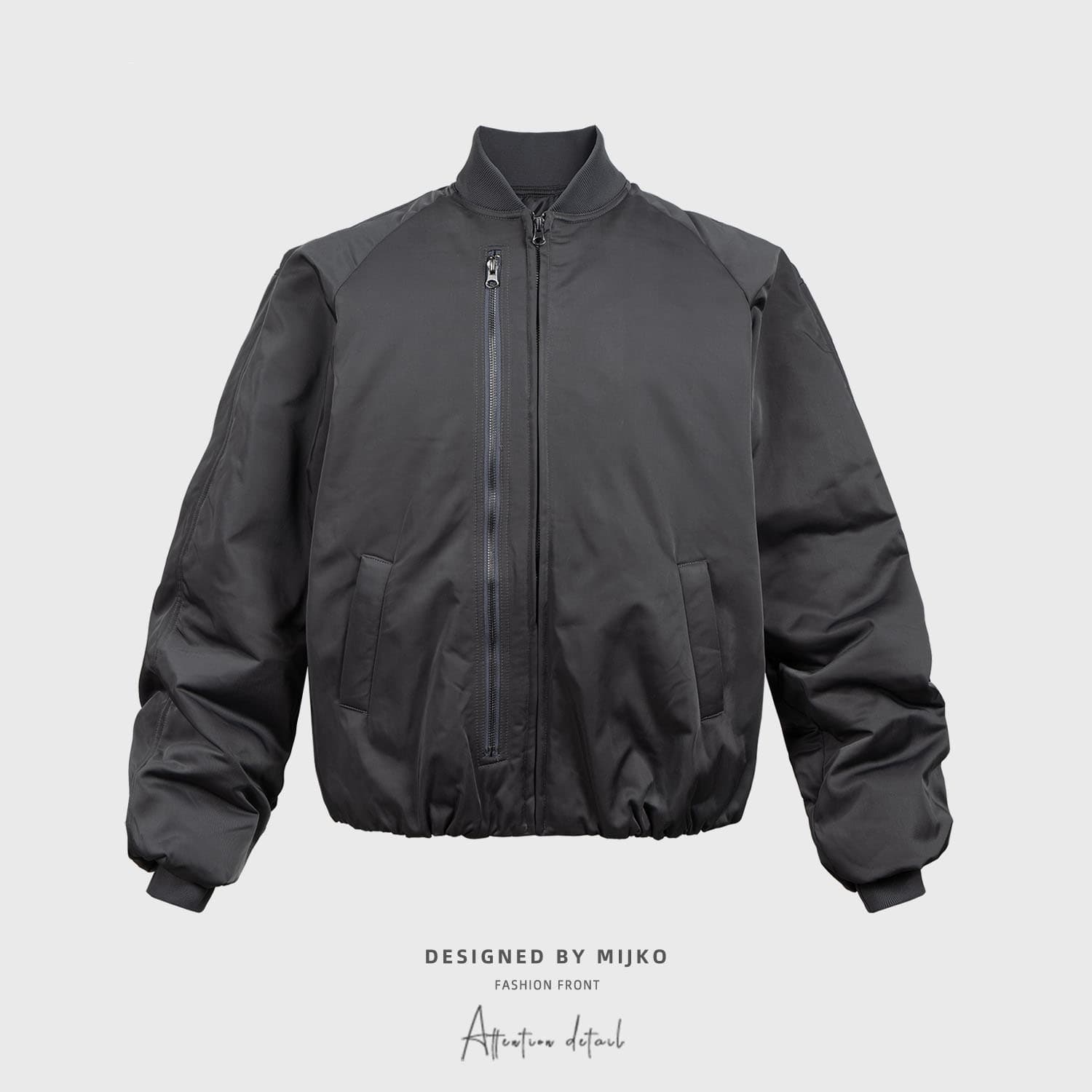 50代メンズファッション DESIGNED【中綿入りアウタージャケット】