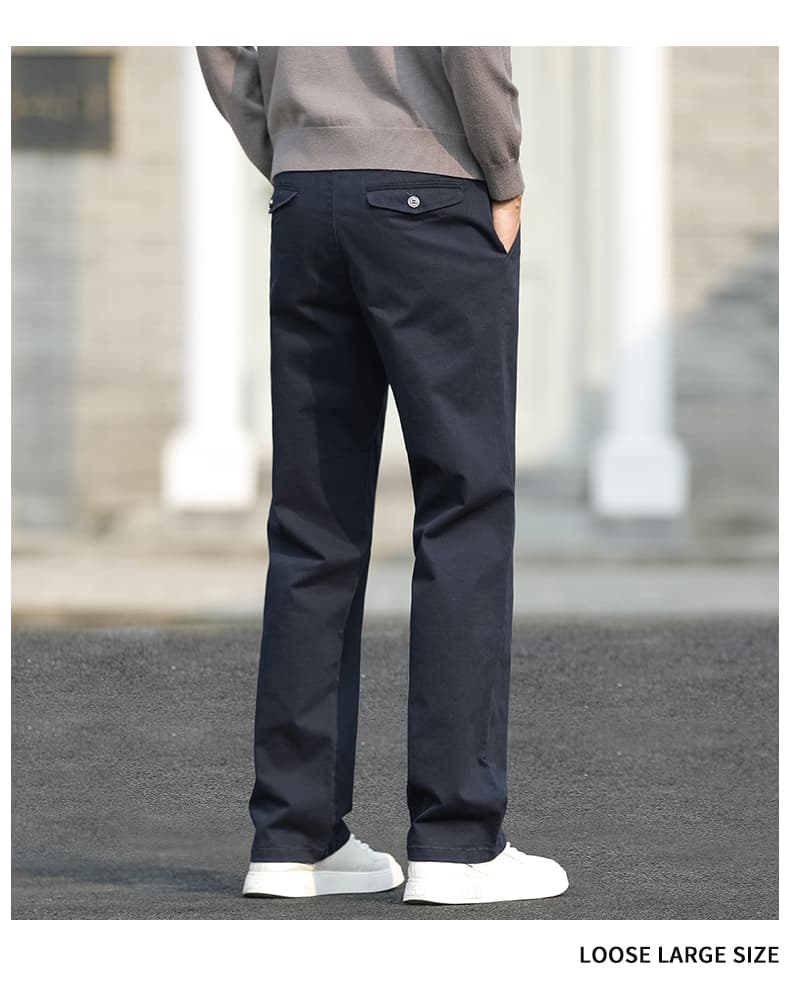 50代メンズファッション パンツ/ズボン ストレートシルエット リラックスパンツ
