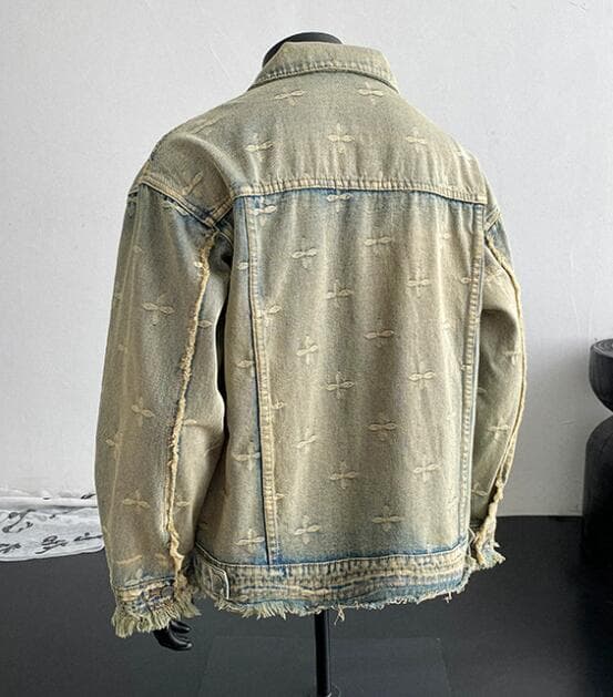 50代メンズファッション メンズ 【デニムジャケット ヴィンテージ加工】