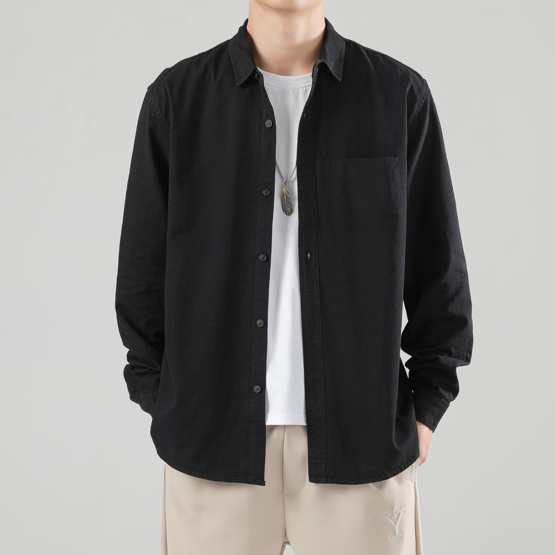 50代メンズファッション トップス シンプル上質【シャツジャケット】