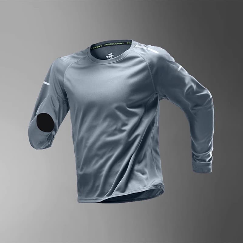 50代メンズファッション トップス 通気性抜群 【高機能スポーツ長袖シャツ】