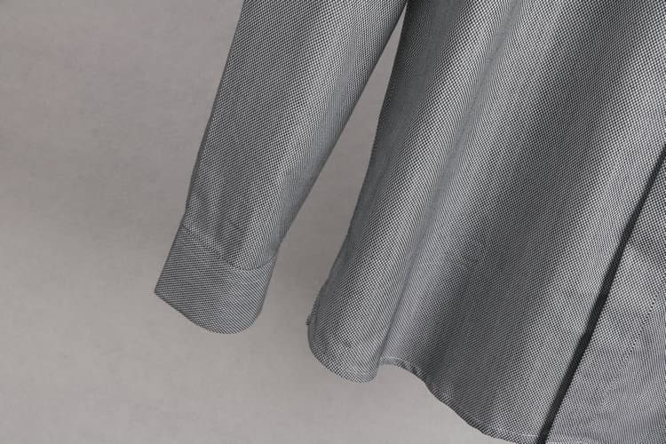 50代メンズファッション スタンド【カラー リネン混シャツ】